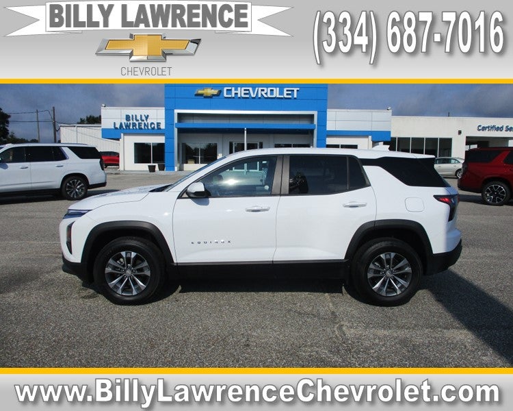 2026 Chevrolet Equinox LT in Summit White — front three-quarter view