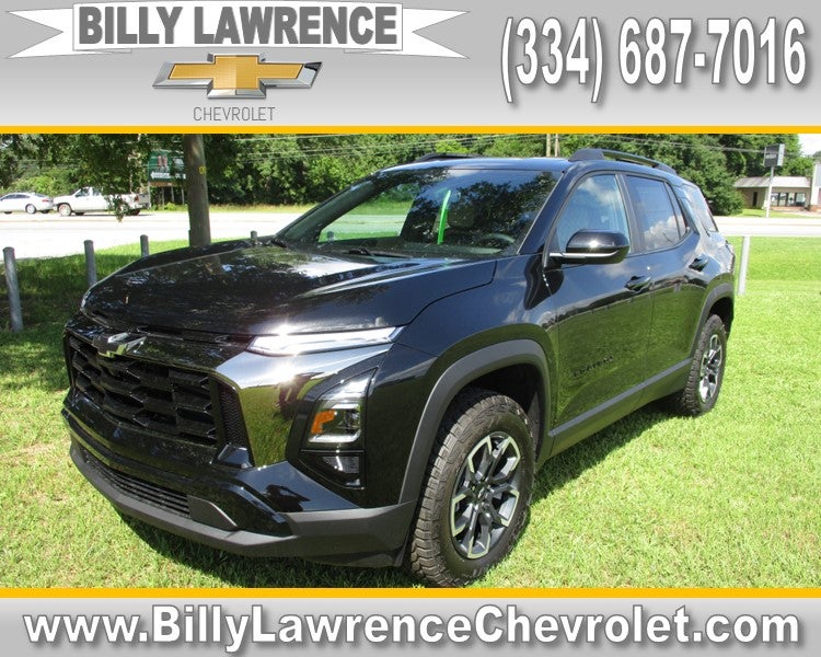 2026 Chevrolet Equinox ACTIV in Mosaic Black Metallic — front three-quarter view