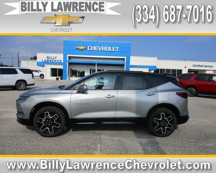 2026 Chevrolet Blazer RS in Sterling Gray Metallic — front three-quarter view